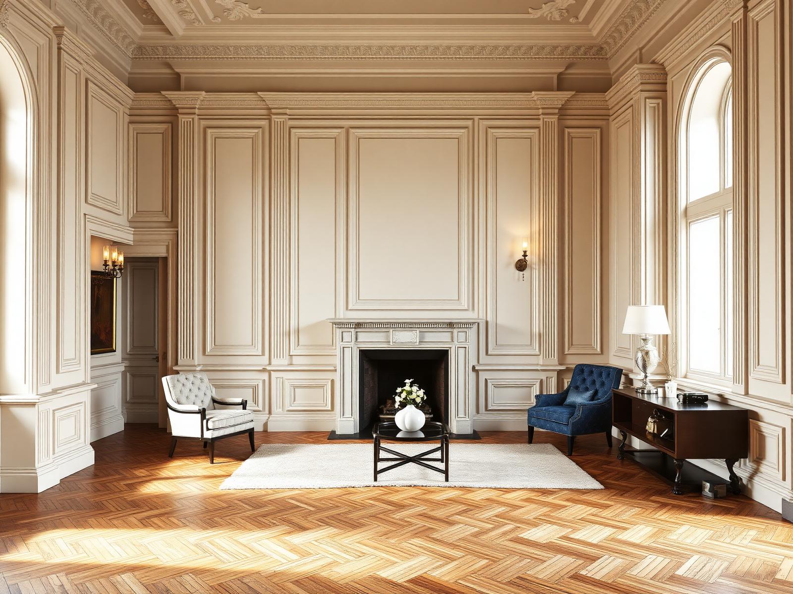 Ivory Raised Paneling