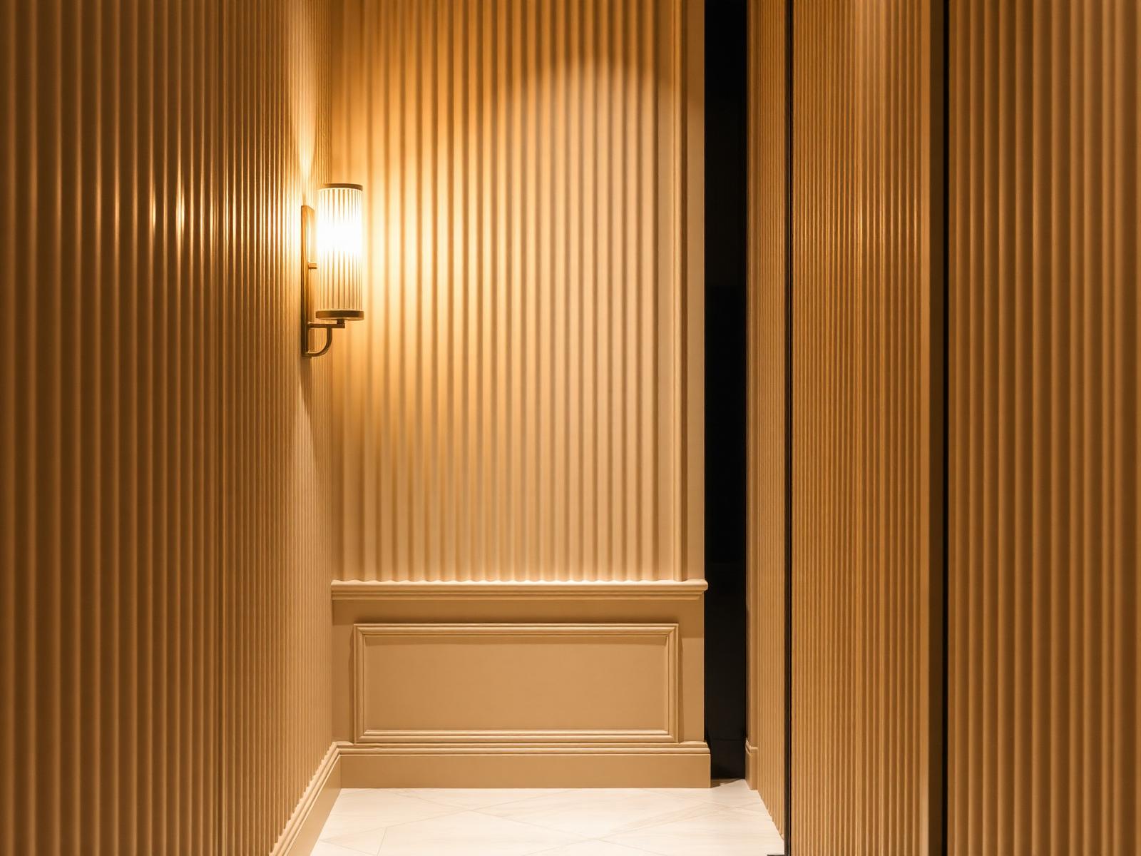 Painted Fluted Hallway