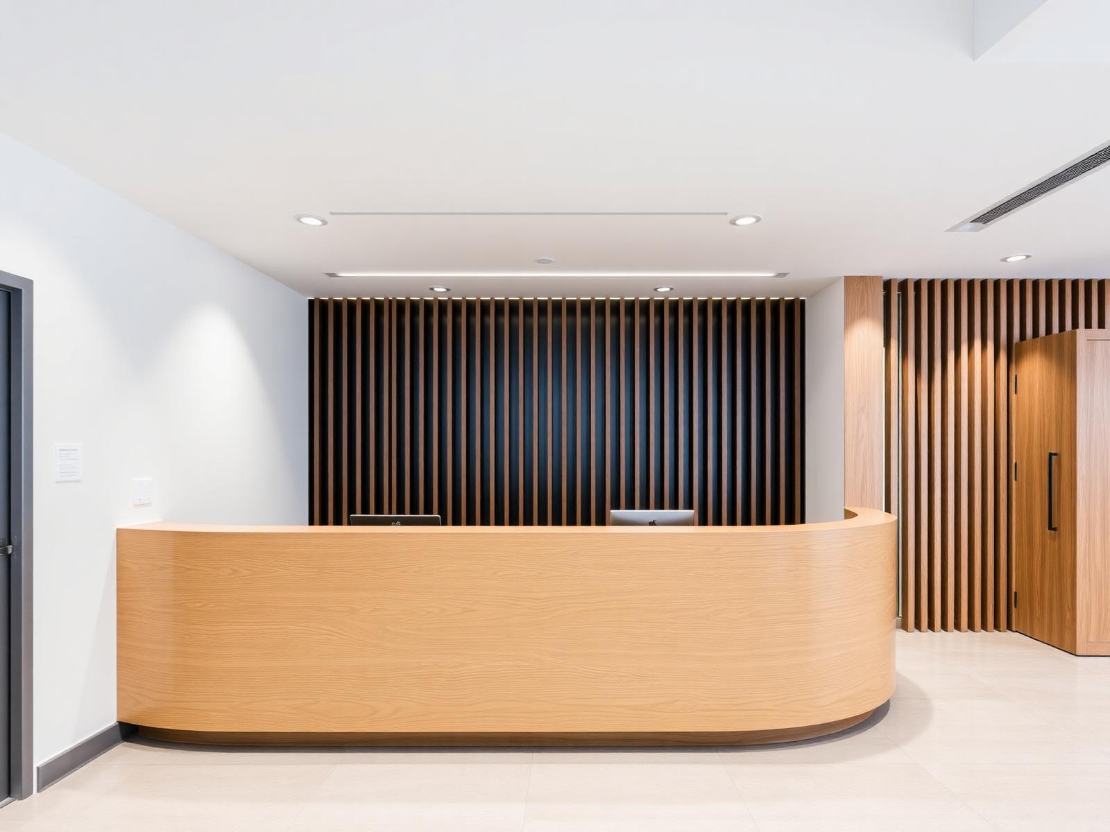 Curved Clinic Reception