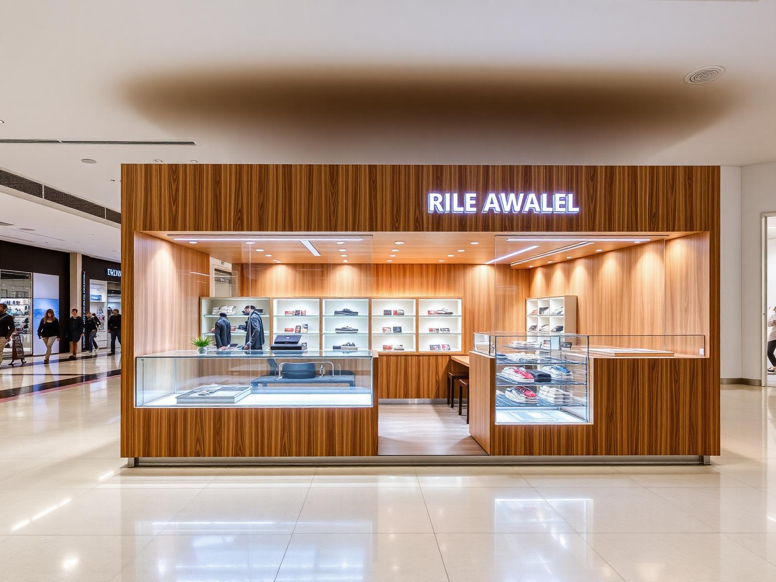 Modern Mall Kiosk