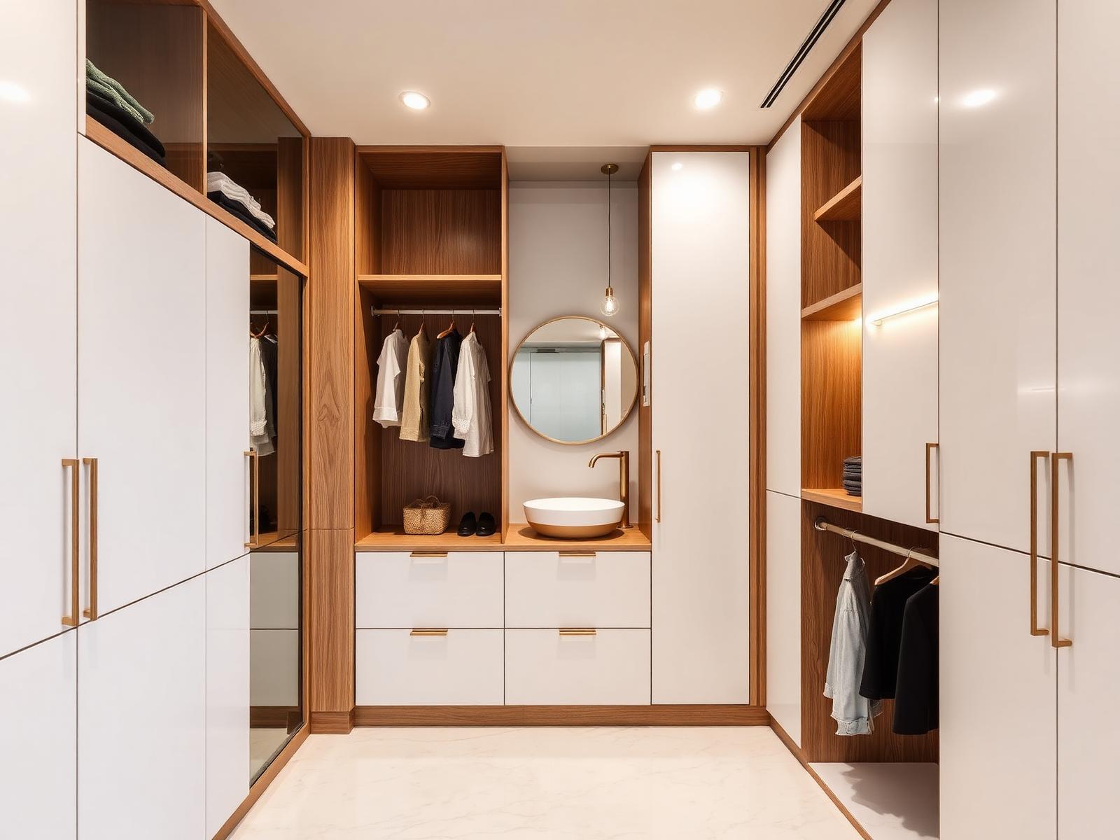 Marble Vanity Walk-in