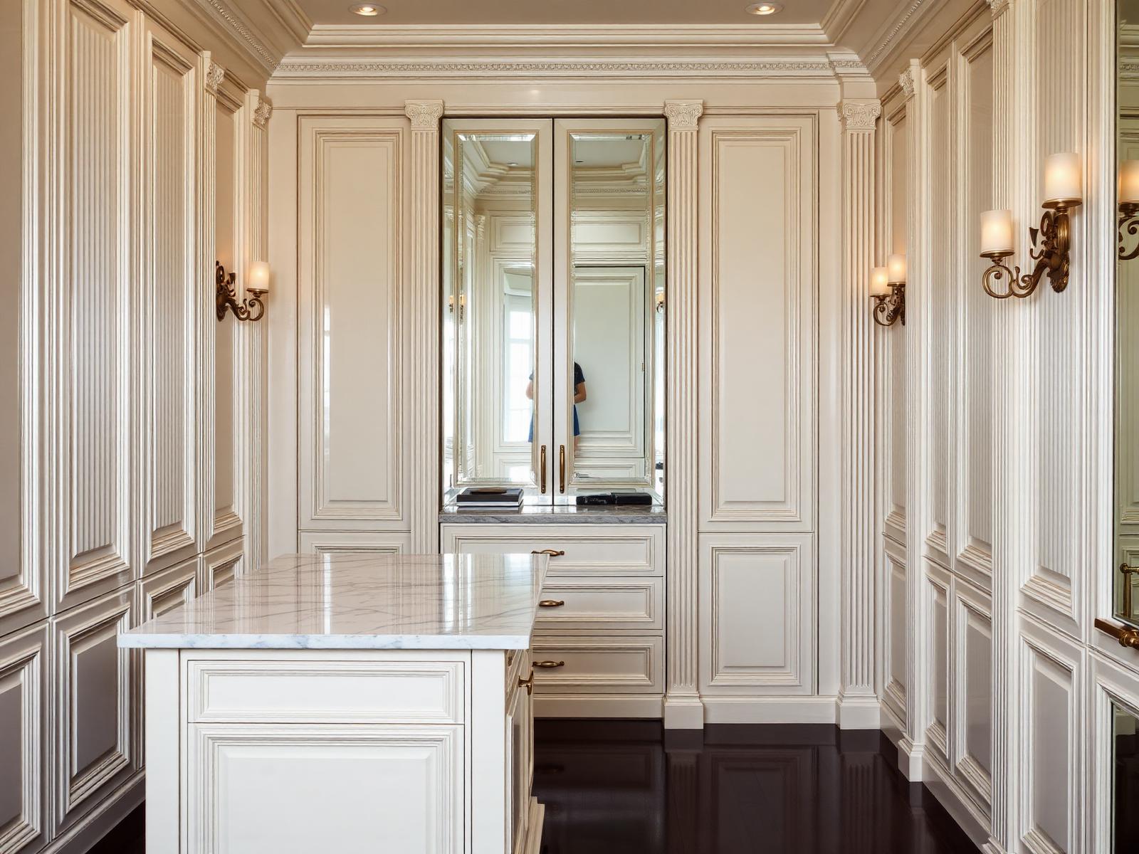 Fluted Ivory Neoclassical