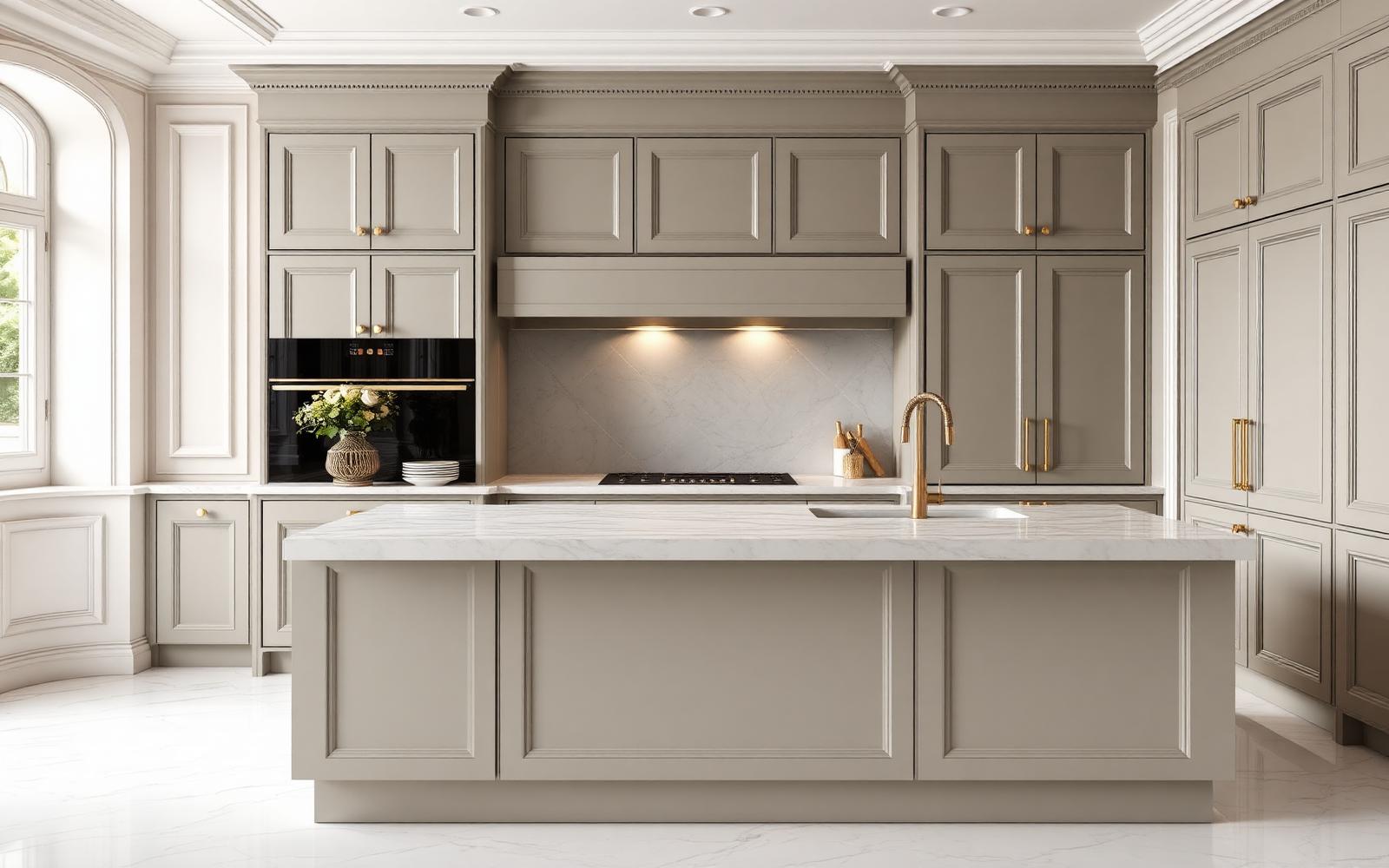 Soft Grey Neoclassical