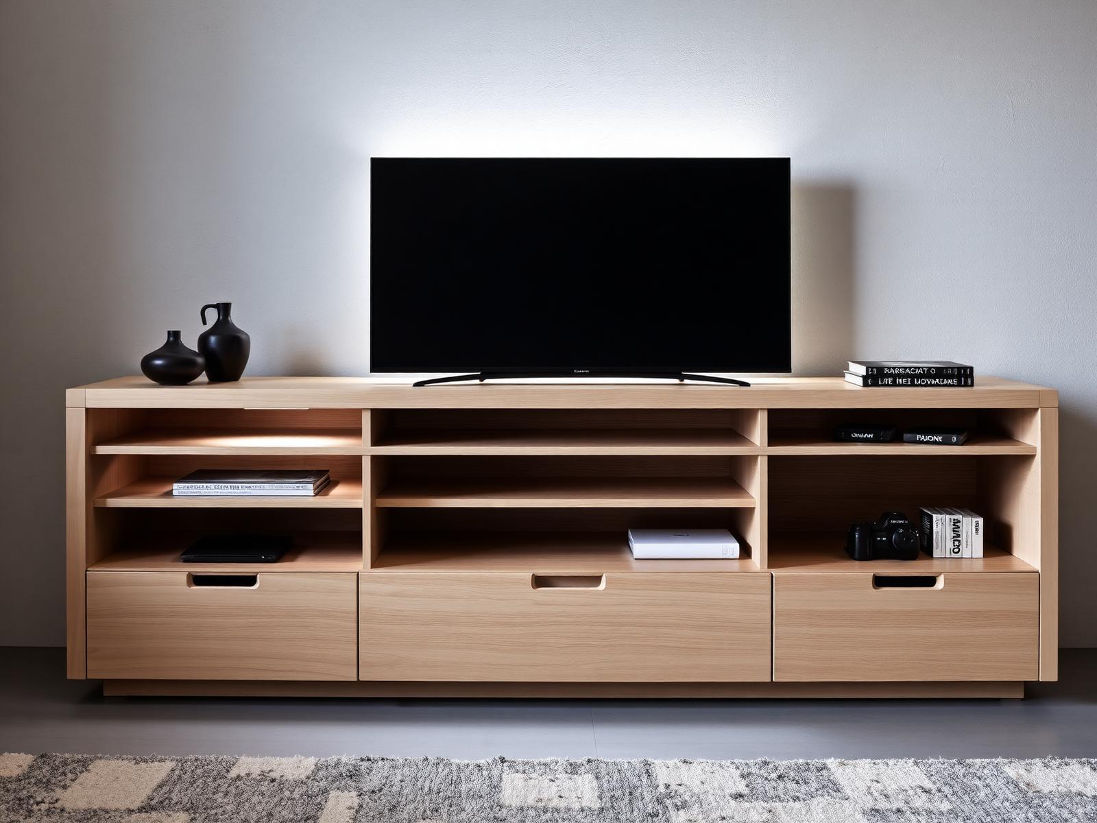 Ash Handleless Console