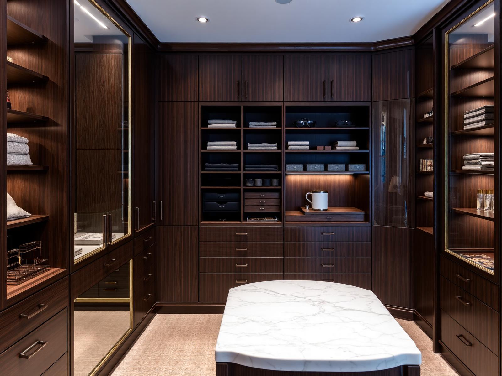 Walnut Gallery Walk-in